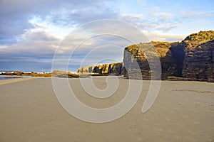 Beach of the Cathedrals. Praia de Augas Santas, Ribadeo photo