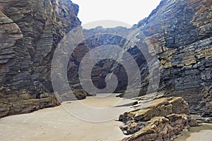 Beach of the Cathedrals. Praia de Augas Santas, Ribadeo photo