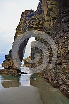 Beach of the Cathedrals. Praia de Augas Santas, Ribadeo photo