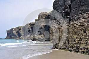 The Beach of the Cathedrals (Spain) photo