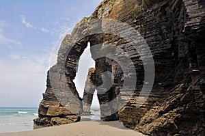 The Beach of the Cathedrals (Spain) photo