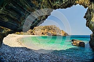 Beach with Cave