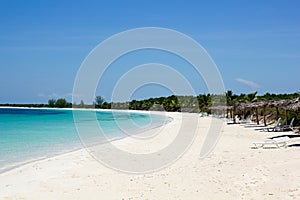 Beach of Cayo Las Brujas. Cuba