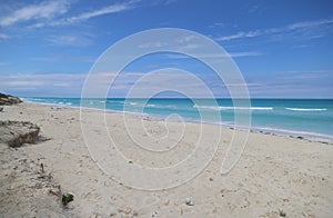 The beach of Cayo Santa Maria, Cuba