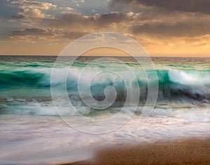 Beach of Chabahar at sunrise