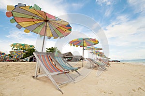 Beach chair Phuket Thailand