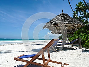 Beach chair Zanzibar.