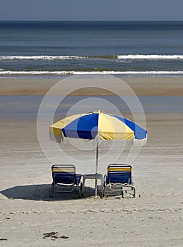 Spiaggia sedie 