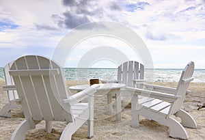 Beach chairs