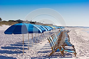 Beach Chairs on Destin Beach photo