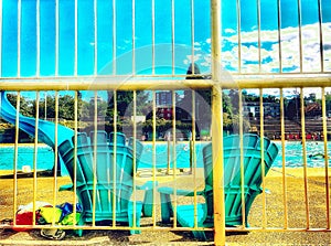 Beach Chairs at Kits Pool