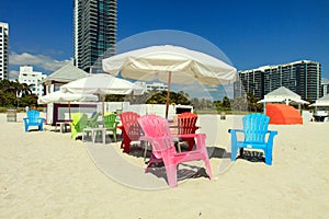 Beach chairs