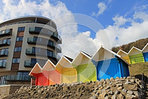 Beach chalets and tourst hotel