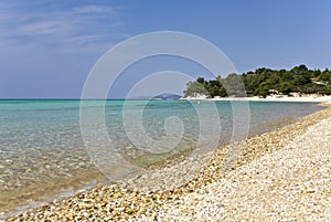 Beach at Chalkidiki, Greece photo