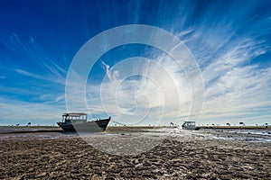 Beach on Chau, Thai Binh, Viet Nam