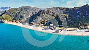 The beach Chiliadou in Evia, Greece