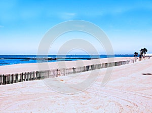 Beach of Chipiona in Cadiz photo