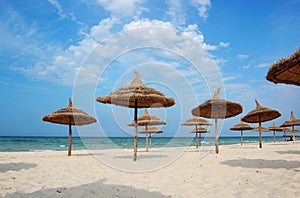 Beach in the city of Sousse