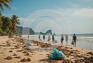 Beach Cleanup Volunteers