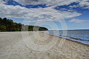 Beach and Cliff at Gdynia Orlowo, Poland