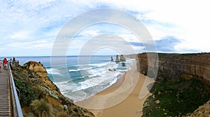 Beach and cliffs