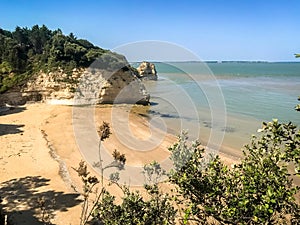 Beach and cliffs of Saint Georges De Didonne photo