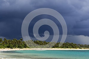 Beach and clouds