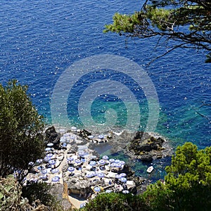 Beach Club La Fontelina, Capri, Italy