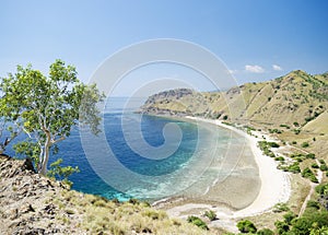 Beach and coast near dili in east timor