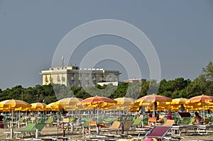 Beach on the coasts of Italy