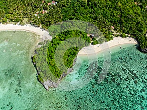 Beach in Cobrador Island. Romblon, Philippines. photo