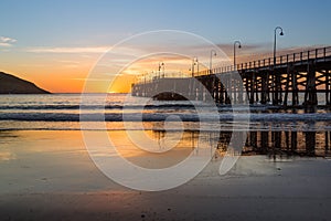 Beach of Coffs Harbour Australia sunrise photo