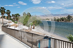 Beach at a resort, Laughlin, Nevada