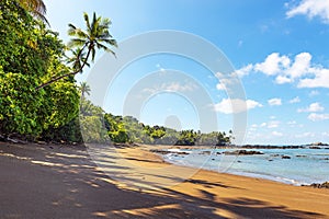 Beach in Corcovado national park, Costa Rica