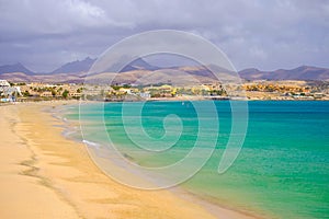 Beach Costa Calma on Fuerteventura, Canary Islands