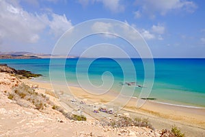 Beach Costa Calma on Fuerteventura, Canary Islands