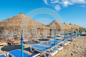 Beach at Costa del Sol. Torremolinos, Spain photo