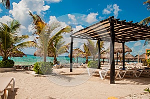 Beach in Costa Maya