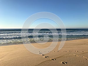 Beach of Costa Santo Andre in Portugal