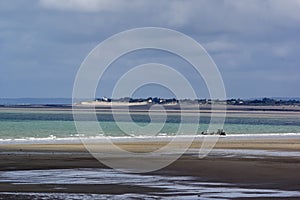 Beach in the Cotentin coast