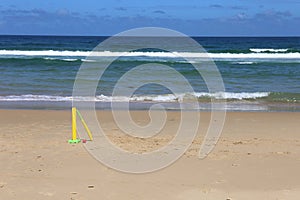 Beach Cricket in Northern NSW, Australia