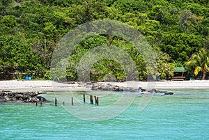 Beach in Culebra island photo
