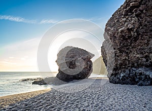 Beach of the dead in Cabo de Gata, Spain