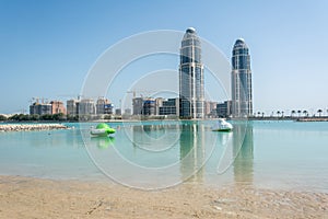 Beach in Doha, Qatar photo