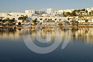 Beach at Domina Coral Bay hotel. Sharm el Sheikh. Egypt