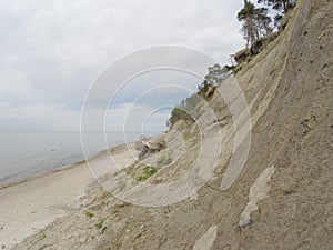 Dutch hat Olando kepure beach close to Karkle, Klaipeda, Lithu photo