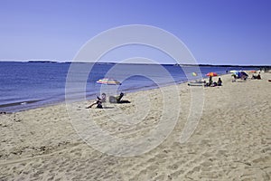 Beach in Eastham, MA on Cape Cod