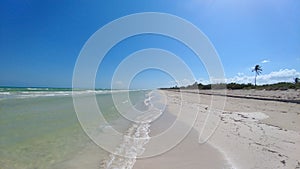 Beach in El Cuyo, Mexico