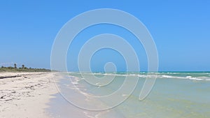 Beach in El Cuyo, Mexico