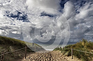 Beach entrance